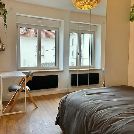 Le Chardon Nancy- 2 Chambres- Parking Gratuit- Proche Transports Et Zenith Nancy